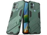 Custodia Per Xiaomi Poco C50/Redmi A1+/Redmi A2+ Custodia Protettiva Ibrida In Pc Tpu Antiurto Con Funzione Di Supporto Verde