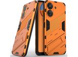 Custodia Armor Per Xiaomi Redmi 13C /Poco C65, Custodia Protettiva Antiurto Ibrida Pc Tpu Bumper Con Funzione Stand Bianco