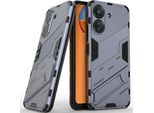 Custodia Per Xiaomi Redmi 13C /Poco C65 Custodia Protettiva Ibrida In Pc Tpu Antiurto Con Funzione Stand Grigio