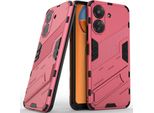 Custodia Armor Per Xiaomi Redmi 13C /Poco C65, Custodia Protettiva Antiurto Ibrida In Pc Tpu Con Funzione Stand Rosa