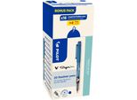 Pilot 424819 Penna Con Punta In Fibra Pilot V Sign Pen, Value Pack, Blu