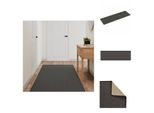 Vidaxl Tappeto A Correre Sisal Look Antracite 80X250 Cm - Tappeti