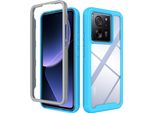 Xiaomi 13T Case, Hybrid Transparent Back Cover, Rugged Tpu Bumper, Custodia Antiurto Per Xiaomi 13T /13T Pro / Redmi K60 Ultra Blue