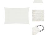 Vidaxl Tenda Da Sole 160 G/M² Bianco 2,5X4 M Hdpe - Ombrelloni E Tende Da Sole