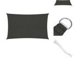 Vidaxl Tenda Da Sole 160 G/M² Antracite 2,5X4,5 M Hdpe - Ombrelloni E Tende Da Sole