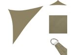 Vidaxl Tenda Da Sole In Tessuto Oxford Triangolare 5X5X6 M Beige - Ombrelloni E Tende Da Sole