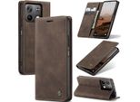 Xiaomi Redmi Note 13 5G Custodia, Retro Custodia In Finto Cuoio Con Funzione Stand Per Xiaomi Redmi Note 13 5G Kupfer