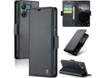 Xiaomi Redmi 13C /Poco C65 Custodia, Custodia In Pelle Con Portafoglio E Carta Di Protezione Con Supporto Per Xiaomi Redmi 13C /Poco C65 Nero