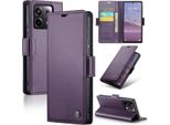 Xiaomi Redmi Note 13 Pro 5G Case, Custodia In Pelle Portafoglio Carta Cover Protettiva Con Funzione Stand Per Xiaomi Redmi Note 13 Pro 5G Viola