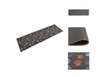 Vidaxl Tappeto Da Cucina Lavabile Con Zampe 60X180 Cm In Velluto - Zerbini