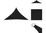 Vidaxl Tenda Da Sole In Tessuto Oxford Triangolare 2,5X2,5X3,5 M Nero - Ombrelloni E Tende Da Sole