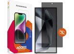 Samsung Galaxy S24 Ultra Screenprotector: Accezz Gehard Glas Privacy Screenprotector - Trasparente