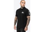 Polo Uomo Regular Fit Setter Nero/Bianco L Lonsdale