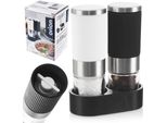 Set Di Agitatori Per Spezie Orion Macina Pepe Macinamacina Spezie Con Supporto 2 Pz.