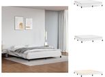 Vidaxl Struttura Letto Bianca 180X200 Cm In Pelle Finta - Letti E Strutture Letto