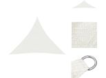 Vidaxl Tenda Da Sole 160 G/M² Bianco 4,5X4,5X4,5 M Hdpe - Ombrelloni E Tende Da Sole