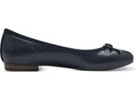 Marco Tozzi Ballerina Donna Con Fiocco A Forma Rotonda Slip-On 2-22137-42, Misura:37 Eu, Colore:Blu