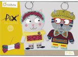 Kit Di Artigianato Portachiavi Per Gatti, Kit Di Cucito A Partire Da 7 Anni, Incl. Materiale E Istruzioni
