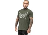 Maglietta Herren Normale Passform Lifestyle Basic Tee Olive/Ecru L Tapout