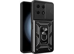 Custodia Per Honor X8A Con Anello Supporto Supporto Slitta Fotocamera Protezione Tpu Pc Hybrid Custodia Per Cellulare Nero