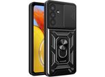 Custodia Per Samsung Galaxy M14 5G Con Anello Supporto Supporto Slitta Fotocamera Protezione Tpu Pc Hybrid Custodia Per Cellulare Nero