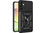 Custodia Per Samsung Galaxy A14 5G/4G Con Anello Supporto Supporto Scivolare Protezione Fotocamera Tpu Pc Hybrid Custodia Per Cellulari Nero