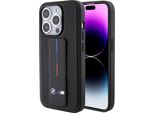 Bmw Bmhcp15Lgspprk Custodia Rigida Per Iphone 15 Pro 6.1 Czarny/Nero Supporto Con Impugnatura Liscia E Forata
