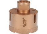 Corona Diamantata Per Smerigliatrice Ø 60 Mm. Attacco Filettato M14. Taglio A Secco