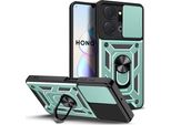 Custodia Per Honor X7A Con Anello Supporto Supporto Slitta Fotocamera Protezione Tpu Pc Hybrid Custodia Per Cellulare Verde