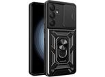 Custodia Per Samsung Galaxy A35 5G Con Anello Supporto Supporto Slitta Fotocamera Protezione Tpu Pc Hybrid Custodia Per Cellulare Nero