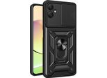 Custodia Per Samsung Galaxy A05 Con Anello Supporto Supporto Slitta Fotocamera Protezione Tpu Pc Hybrid Custodia Per Cellulare Nero