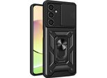 Custodia Per Samsung Galaxy A05S Con Anello Supporto Supporto Slitta Fotocamera Protezione Tpu Pc Hybrid Custodia Per Cellulare Nero