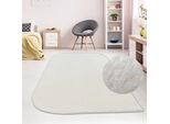 Tappeto Antiscivolo Per Camera Da Letto - Angoli Arrotondati - Crema Dimensioni - 60 X 110 Cm