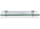 Mensola In Vetro 40X10X0,8 Cm Con Supporto Mensola In Vetro Mensola Da Parete Mensola Da Bagno Mensola Da Appendere Vetro Trasparente