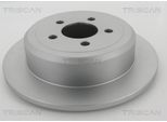 2X Triscan Disco Freno Posteriore Rivestito 8120 101119C