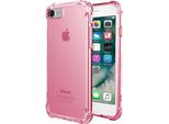 Smartphonica Iphone 6/6S Plus Custodia In Silicone Antiurto Trasparente Con Paracolpi - Rosa Neon