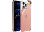 Smartphonica Iphone 12/12 Pro Custodia Trasparente In Silicone Antiurto Con Paraurti - Rosa Chiaro