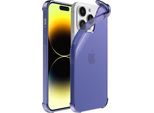Smartphonica Iphone 14 Pro Custodia In Silicone Antiurto Trasparente Con Paraurti - Blu Scuro