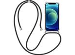 Custodia Per Iphone 12 Mini Con Catena E Bumper - Cover Posteriore In Tpu Antiurto Con Cinturino - Smartphonica