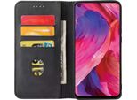 Smartphonica Oppo A74 5G Custodia In Ecopelle Con Chiusura Magnetica E Porta Carte A Libro - Nero