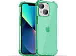 Smartphonica Iphone 13 Custodia In Silicone Antiurto Trasparente Con Paraurti - Verde
