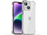 Custodia Per Iphone 14 Trasparente - Custodia In Silicone Tpu Antiurto Con Paracolpi - Smartphonica