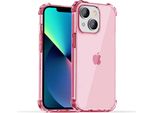 Smartphonica Iphone 13 Custodia In Silicone Antiurto Trasparente Con Paraurti - Rosa Chiaro
