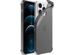 Smartphonica Iphone 12/12 Pro Custodia In Silicone Antiurto Trasparente Con Paraurti - Nero