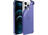 Smartphonica Iphone 12/12 Pro Custodia Trasparente In Silicone Antiurto Con Paracolpi - Blu Scuro