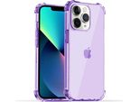 Smartphonica Iphone 11 Pro Max Custodia In Silicone Antiurto Trasparente Con Paraurti - Viola