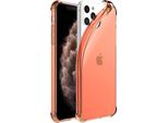 Smartphonica Iphone 11 Pro Custodia In Silicone Antiurto Trasparente Con Paraurti - Rosso