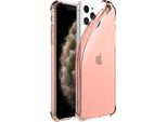 Smartphonica Iphone 11 Pro Custodia In Silicone Antiurto Trasparente Con Paraurti - Rosa Chiaro