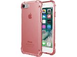 Smartphonica Iphone 6/6S Custodia In Silicone Antiurto Trasparente Con Paraurti - Rosso