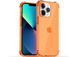 Smartphonica Iphone 11 Pro Max Custodia In Silicone Antiurto Trasparente Con Paraurti - Arancione